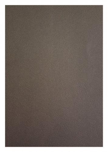 Обложки для переплета картонные, текстура кожа, 230г/м2, А4, темно-коричневый (кофе)